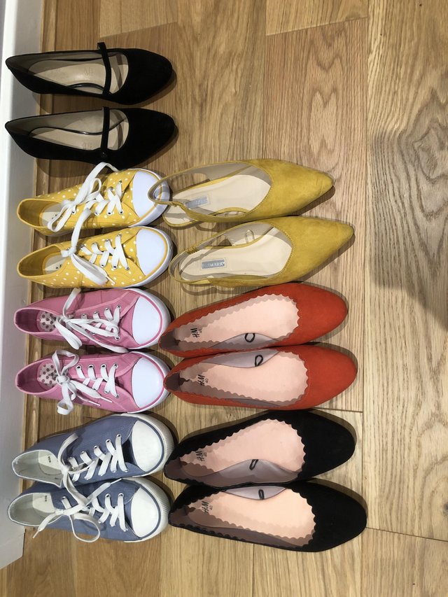 Preview of the first image of Selection of casual shoes.