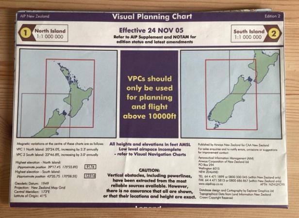Image 3 of Navigation Chart. New Zealand.