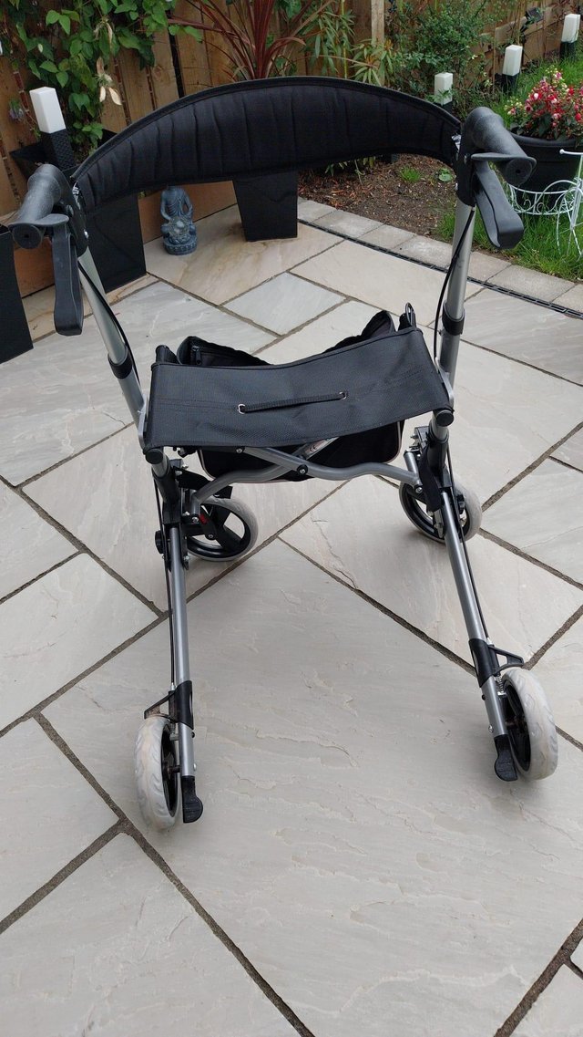 Preview of the first image of Rollator foldable walking aid.