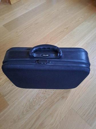 Image 3 of Antler Black Laptop Bag/ Brief Case With Shoulder Strap