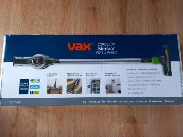 Image 1 of Vax Cordless Slimvac Pets and Family (without charger)