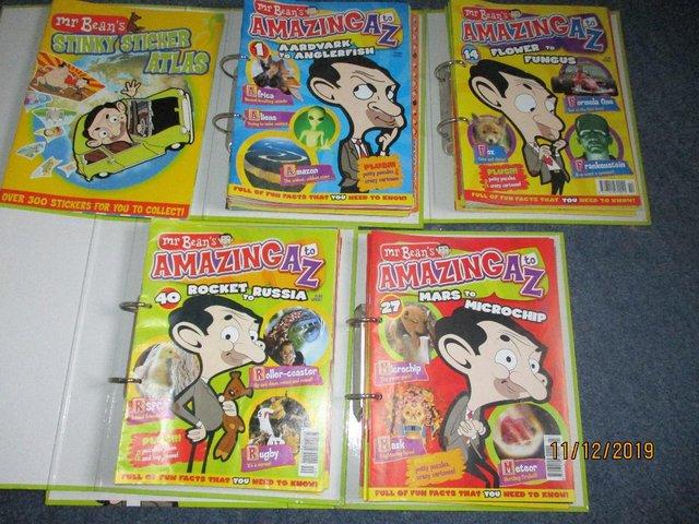 Preview of the first image of Mr. Bean Magazines Complete set in binders.