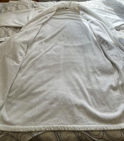 Image 2 of Luxury Hotel bath robe white 100% cotton