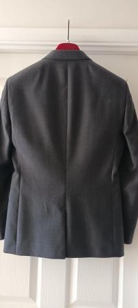 Image 2 of NEXT mens suit jacket,tailored fit,36S, dark grey