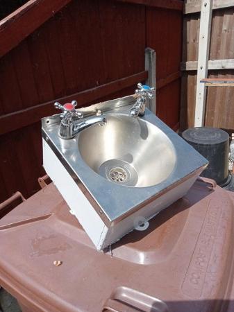 Image 1 of Small sink with taps ideal for camper