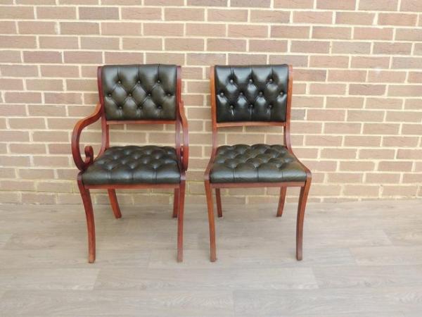 Image 11 of 6 Beresford and Hicks Chesterfield Chairs (UK Delivery)
