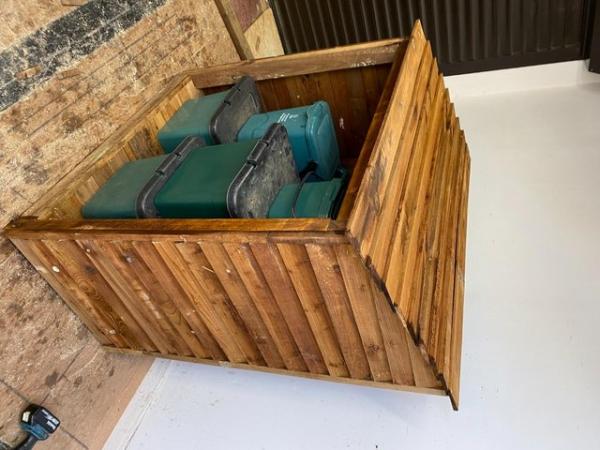 Image 6 of Recycling Store Storage Wooden Bin Shed