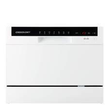 Preview of the first image of COOKOLOGY WHITE TABLETOP DISHWASHER-6 PLACE-DELAY TIMER-.