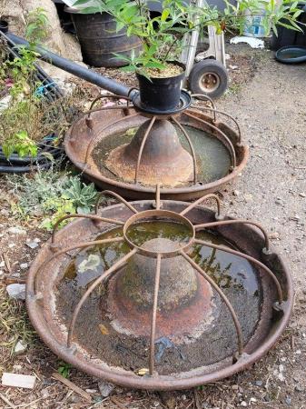 Image 1 of Mexican Hat Pig feeder Cast Iron
