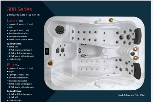 Image 2 of BeWell BeWell Luxury 0354 hot tub for sale 3 person