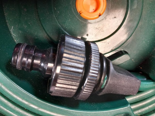 Preview of the first image of Flat hose reel cassette and waste pipe system.