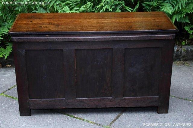 Image 33 of A TITCHMARSH & GOODWIN CARVED OAK BLANKET CHEST BOX TRUNK