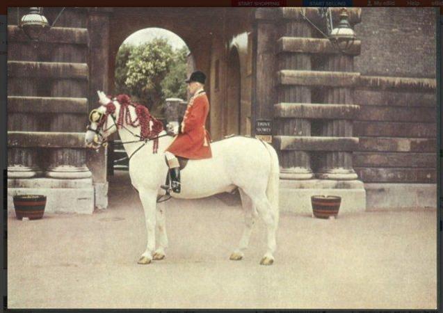Image 1 of Vintage Tuck's PC - Royal Outrider In Scarlet Livery