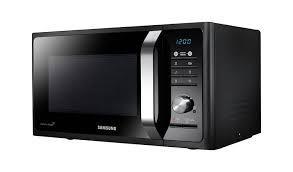 Image 1 of SAMSUNG 23L 800W MICROWAVE-ECO MODE-BLACK-6 LEVELS-