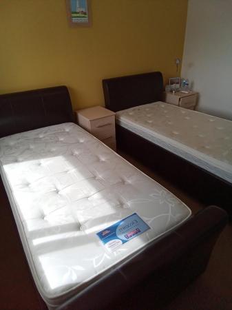 Image 1 of 2 single beds with single drawers