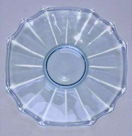 Image 1 of ANTIQUE GLASS PLATE,ART DECO STYLE