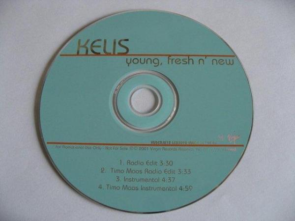 Image 1 of Kelis – Young, Fresh n’ New – 4 Mixes Promo CD Single – Virg