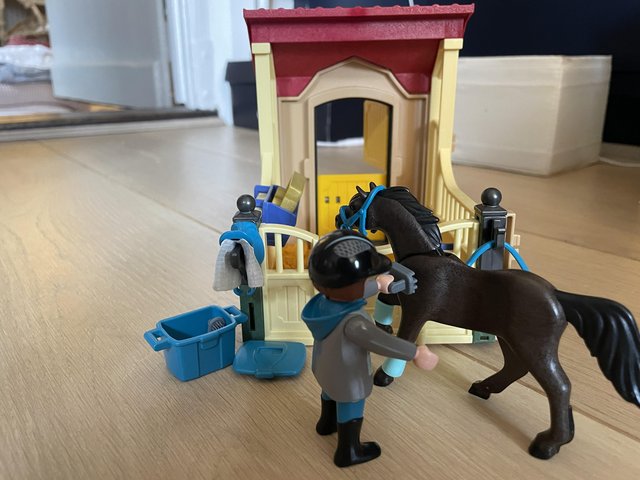 Preview of the first image of Children’s Playmobial country pony stable.