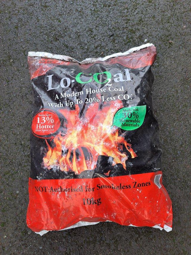 Preview of the first image of Smokeless Coal. 7 bags of Lo-Coal at bargain price.