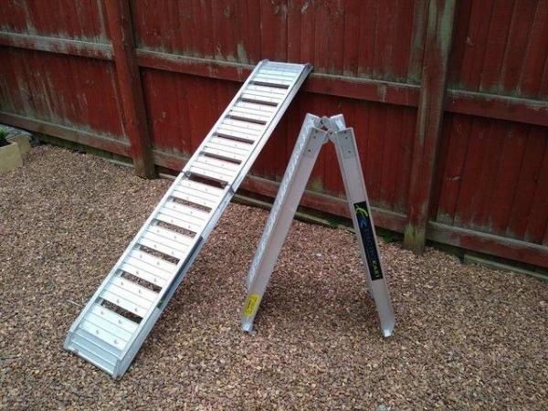 Image 1 of PracticallyNew Ramps for Golf Buggy / Ride-On Lawnmower or