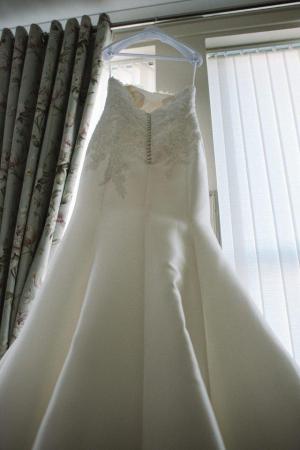 Image 2 of Pronovias Florenza Beautiful Mikado fit/flare gown *reduced*