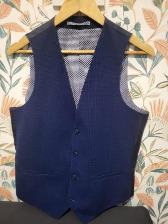 Image 2 of 3 Piece Blue Suit - Slater- 32S Slim Fit
