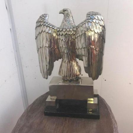 Image 10 of Reichstag Eagle in bronze then silver plated