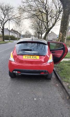 Image 1 of 2014 Chrysler Ypsilon 1.2 5dr red and black. Cheaper road ta