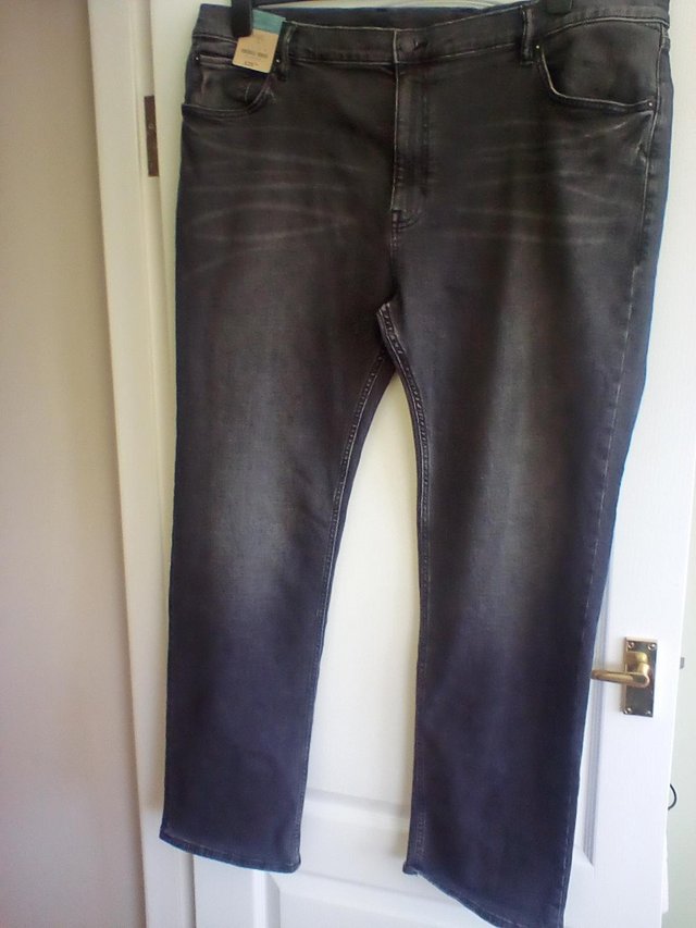 Preview of the first image of M&S VINTAGE WASH GENTS JEANS BRAND NEW 44" WAIST 33" LEG.
