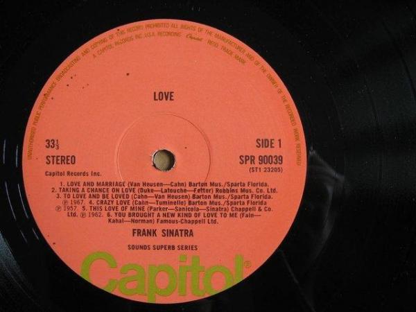 Image 3 of Frank Sinatra – Love - LP – SPR 90039