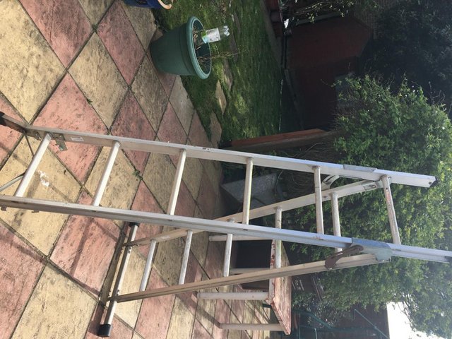 Preview of the first image of Combined step ladder and mini platform.