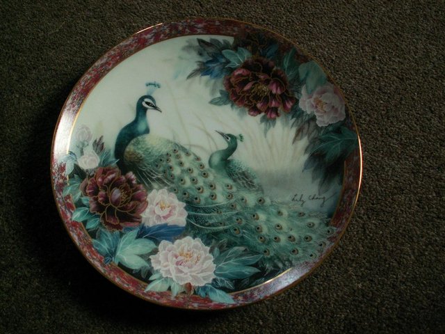 Preview of the first image of Limited edition plate. Tranquility by Lily Chang.