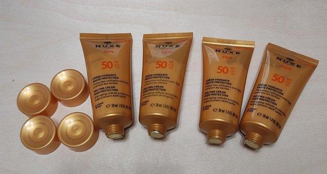 Image 8 of New Four Sealed Nuxe Paris Sun Face 50 SPF Creams