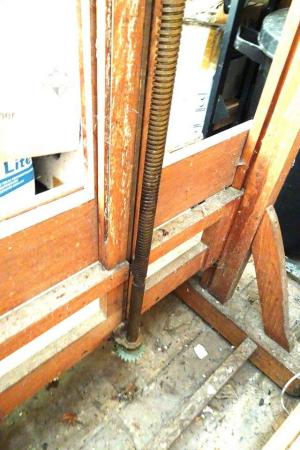 Image 5 of LEFRANC Vintage Artists Easel With Winding Handle