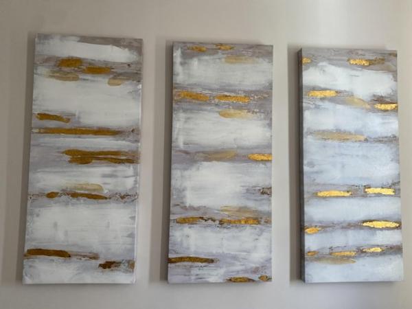 Image 1 of Set of 3 canvas paintings