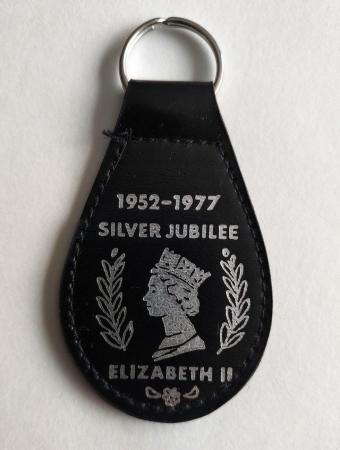 Image 1 of Queen Elizabeth II Silver Jubilee 1977 Keyring