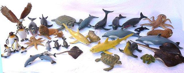 Image 3 of AAA BRAND SEA CREATURES, VINTAGE COLLECTION 37 PIECES