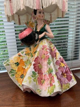Image 2 of Italian style lady lamp in good working condition