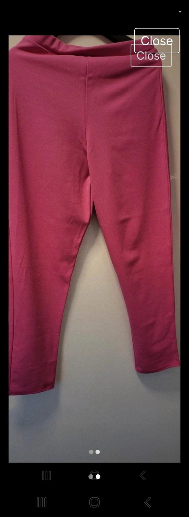 Preview of the first image of Fuscia Pink trouser suit new.