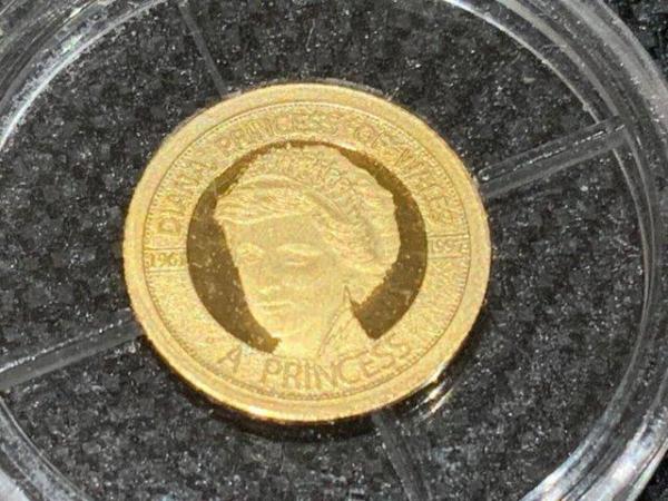 Image 1 of Princess Diana Gold Coin a very rare item