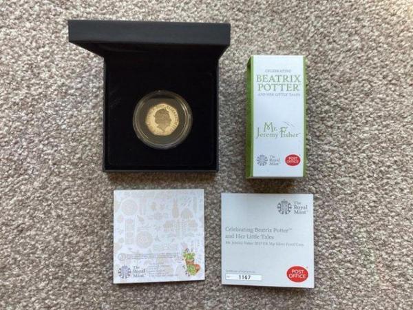 Image 1 of Mr Jeremy Fisher 2017 Silver Proof 50p