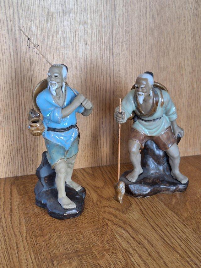 Preview of the first image of Chinese mud men ornaments.