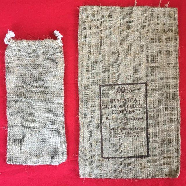 Preview of the first image of 2 hessian bags. £1 both..