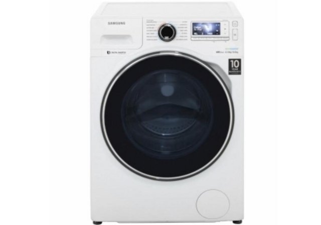 Preview of the first image of Samsung's WD12J8400GW washer dryer.