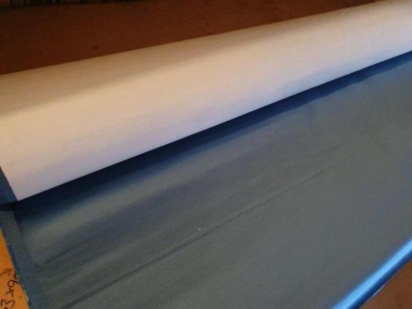 Image 3 of Satin Jacquard in Electric Blue - FR Upholstery fabric 11 me