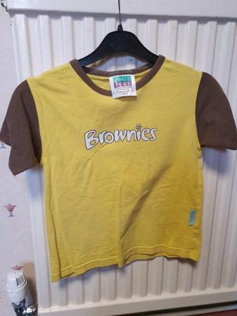 Image 2 of Girls Brownie uniform short dleeve T shirt