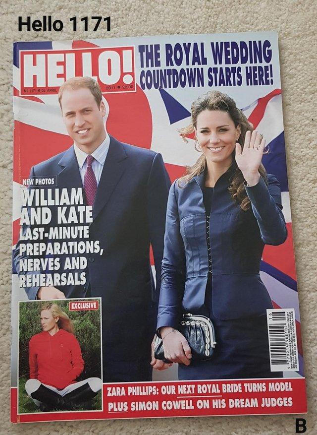 Preview of the first image of Hello Magazine 1171 - The Royal Wedding - Countdown Starts.