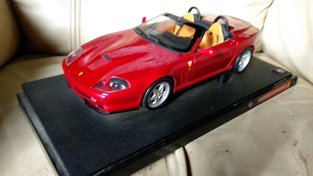 Preview of the first image of FERRARI 550 BARCHETTA 1:18 DIE CAST MODEL.