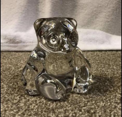 Image 3 of Collectible Villeroy & Boch cut glass bear