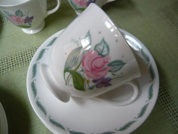 Image 2 of Susie Cooper bone china tea set - fragrance